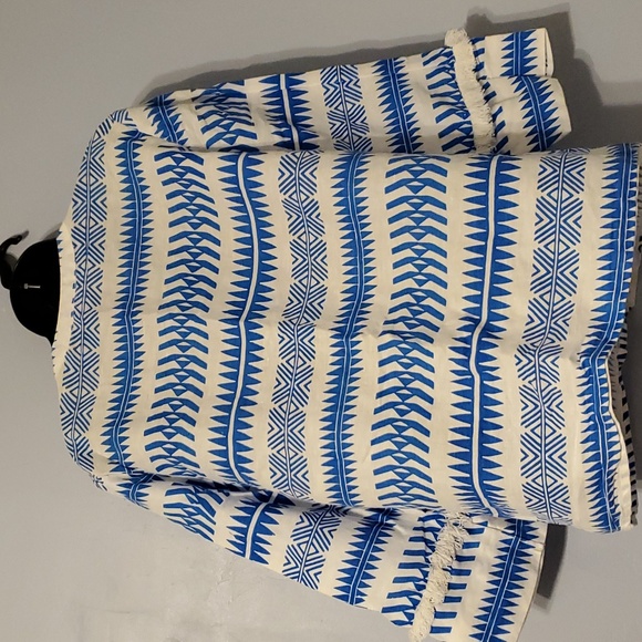 Seraphina London Linen Cotton Shirt 3/4 Sleeve - Picture 3 of 11